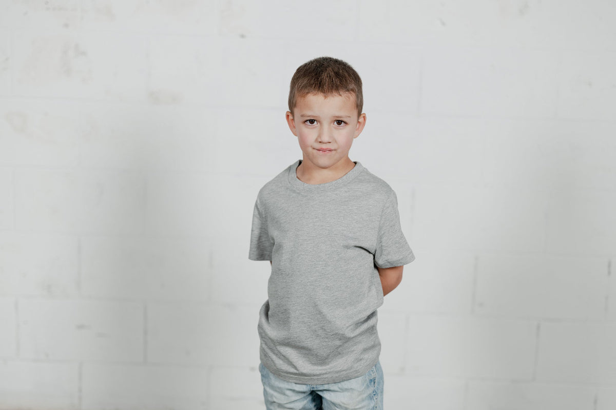Epic Tee - Grey Marle - kids