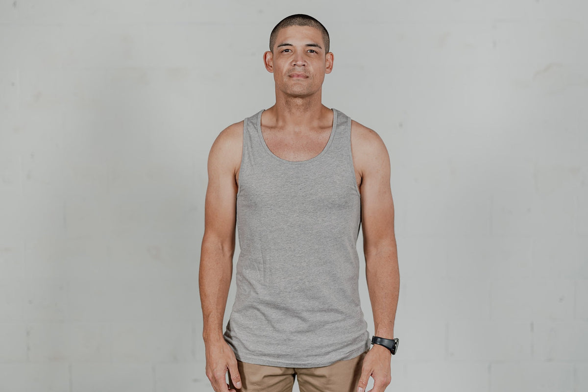 Summer Singlet - Grey Marle
